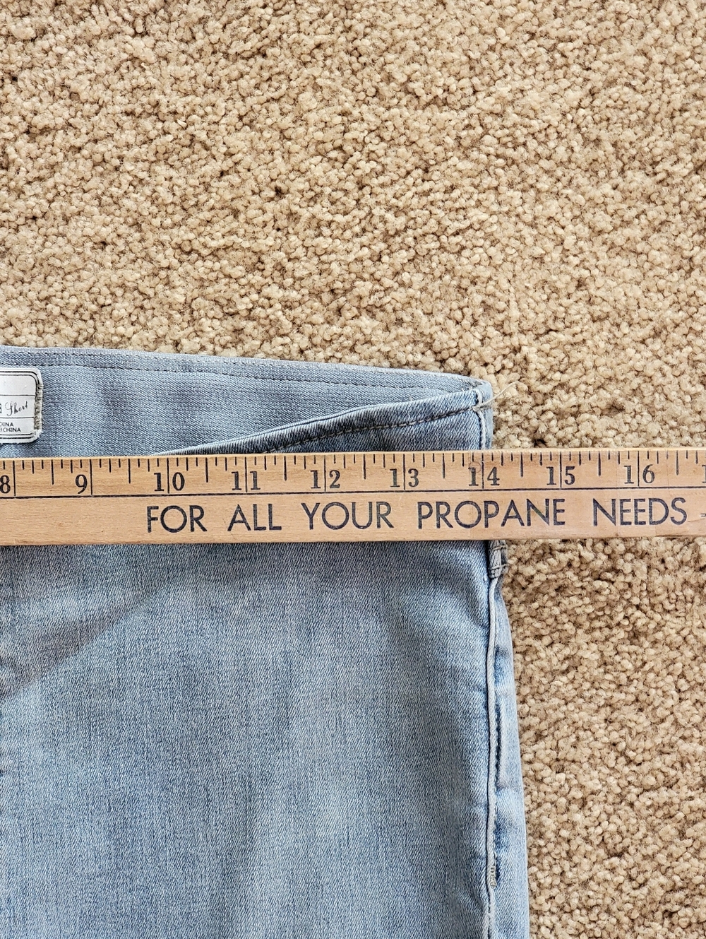 Free People Penny Pull On Flare Jeans, Size W28 Short, Light Wash, Retro Boho - Picture 6 of 10